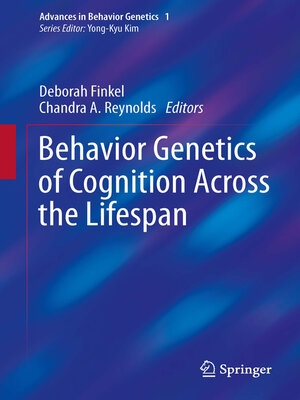 cover image of Behavior Genetics of Cognition Across the Lifespan